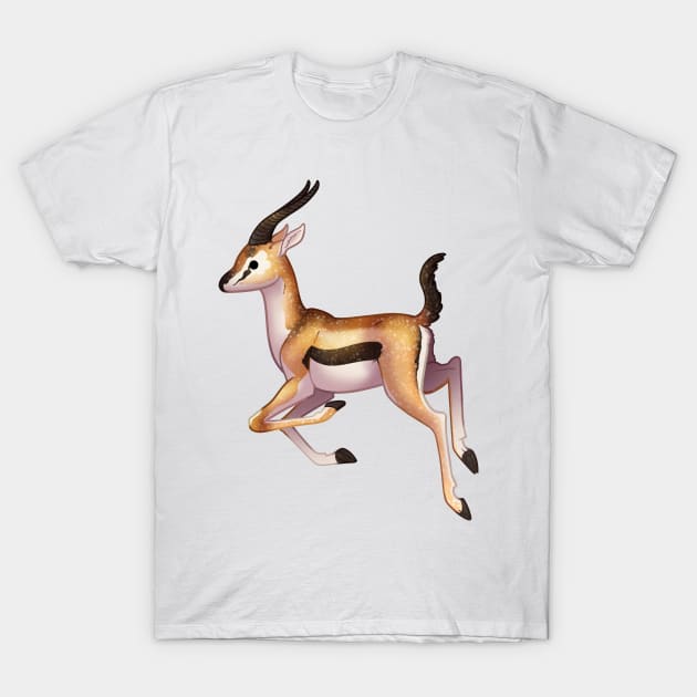 Cozy Gazelle T-Shirt by Phoenix Baldwin